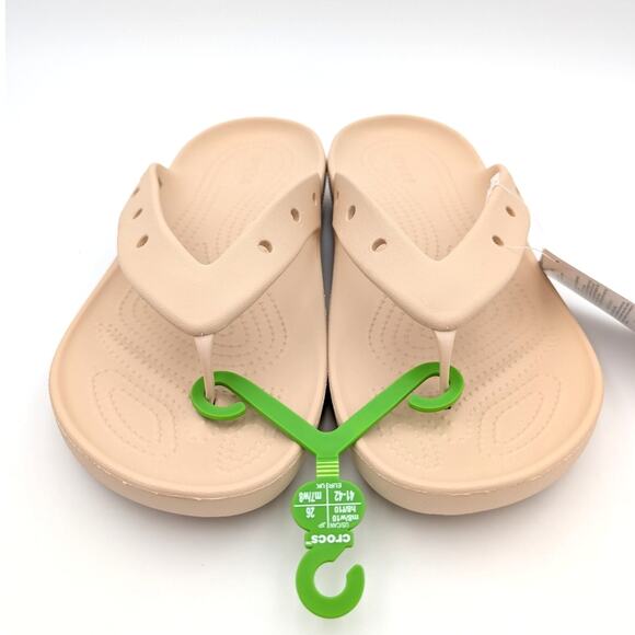 Crocs Classic Flip V2 Thong Sandals Waterproof Shitake Size US M8/10W EU43 - Picture 2 of 11